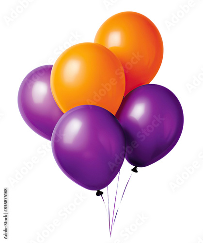Wallpaper Mural A ballons isolated on white or transparent background. AI Generated. Torontodigital.ca