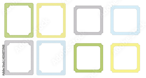 scrapbook decorative photo frame square rectangle scrapbooking framework