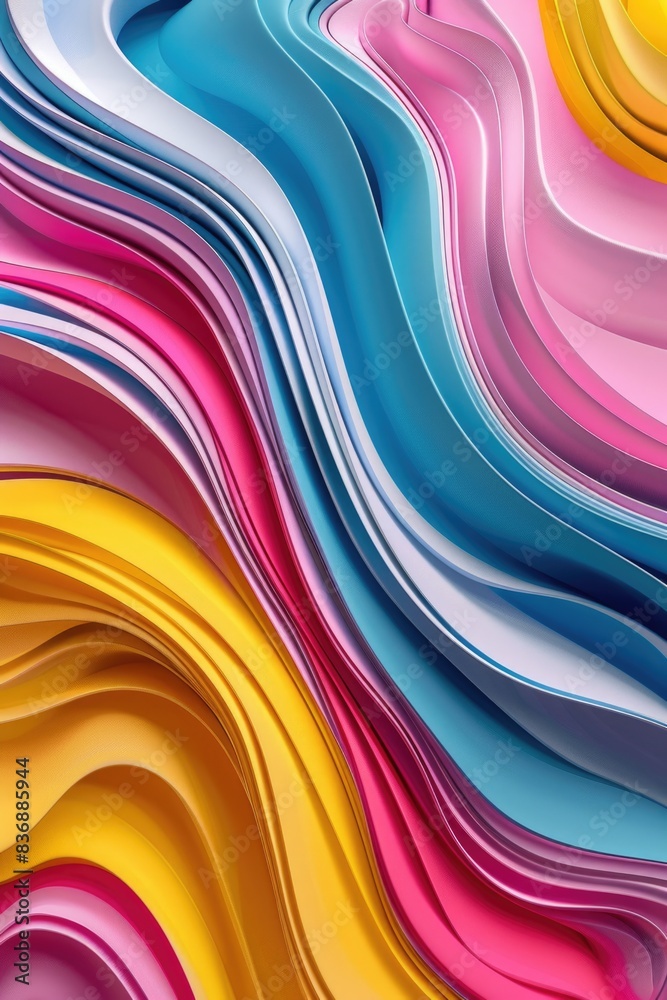 Colored Paper Close Up