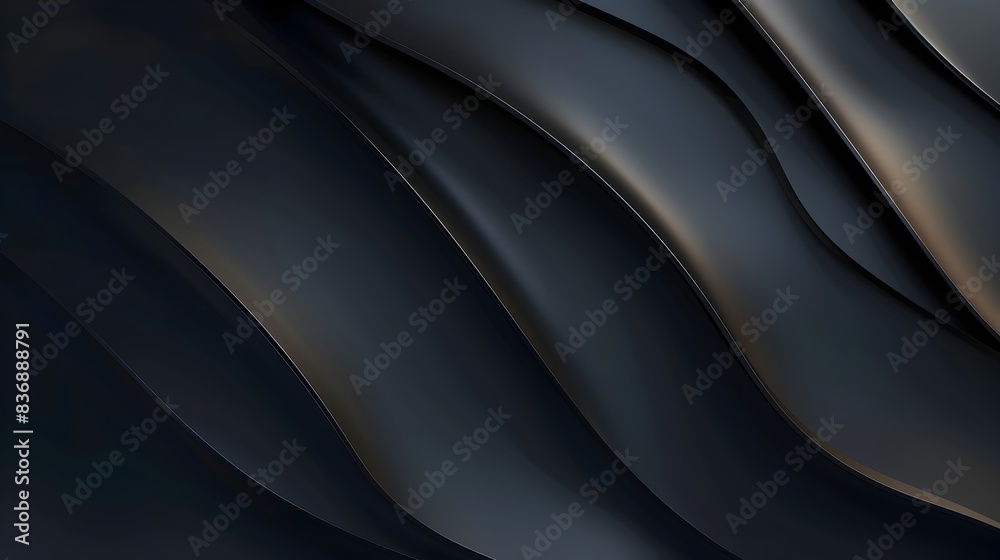 Sleek and Elegant Matte Black Background with Luminous Highlights and Subtle Gradients Sleek and Elegant Matte Black Background with Luminous Highlights and Subtle Gradients