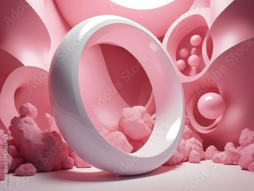 white pink background 