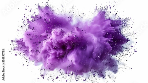 Obraz na płótnie violet color explosion