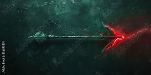 Resentment (Dark Green): A downward-pointing arrow with a sharp tip, indicating bitterness or indignation