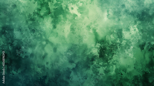 Abstract  Green grainy texture grunge background © AiDesign