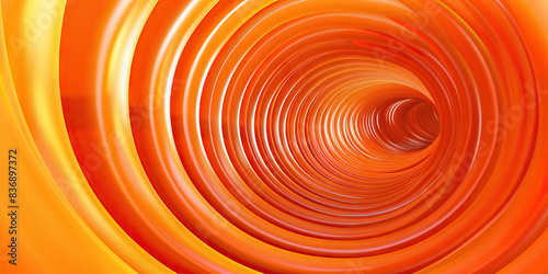 Enthusiasm (Bright Orange): A series of expanding circles symbolizing excitement or eagerness photo