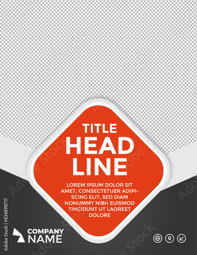 Corporate Book Cover Design Template in A4. Can be adapted to Brochure, Annual Reports, Magazine,Poster, Business Presentations, Portfolio, Flyer, Banner,