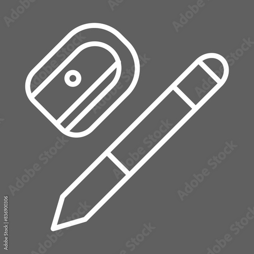 Pencil Sharperner icon Design