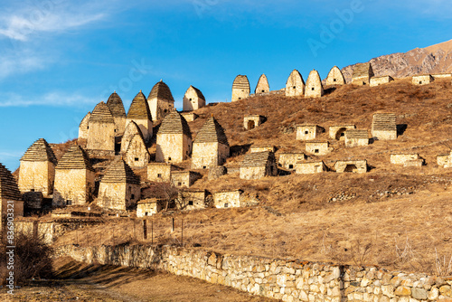 The Dargavsky crypt burial ground in Alanya has a second name - the city of the dead photo