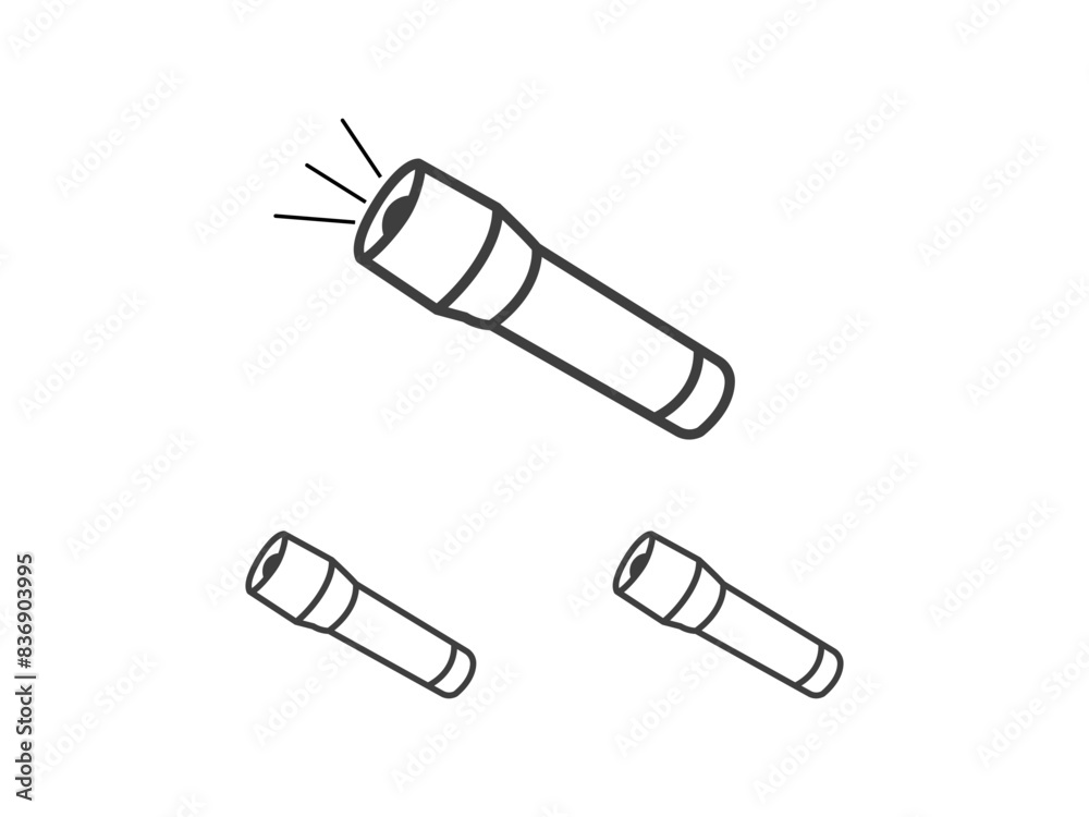 Luminous Beam Cutting-Edge Flashlight Logo and Icon Design Luminous Beam Cutting-Edge Flashlight Logo and Icon Design