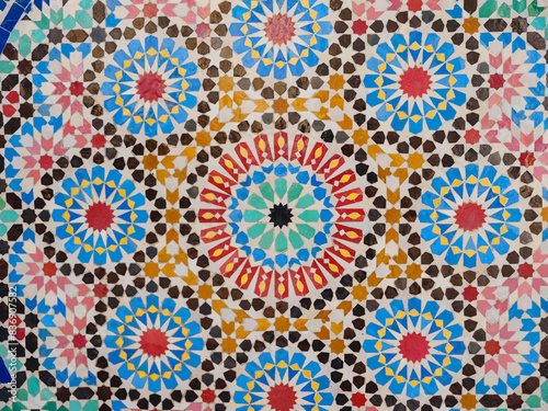 Photography Wien, Austria - July 28, 2023: Detail from Moroccan Fountain