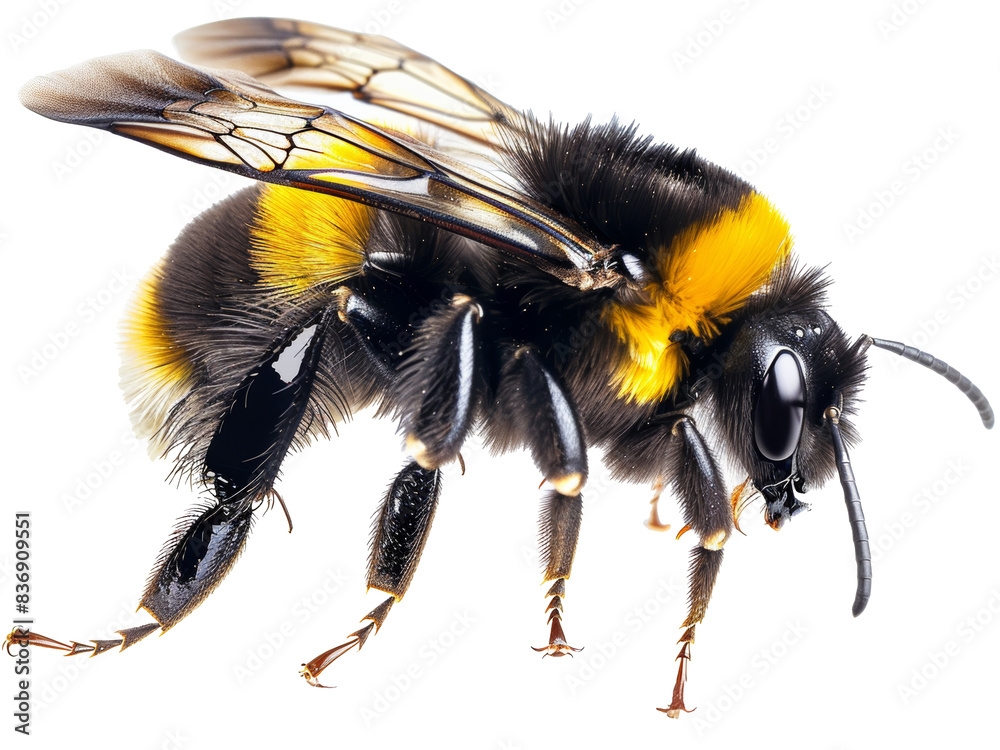 bee isolated on transparent background bee isolated on transparent background