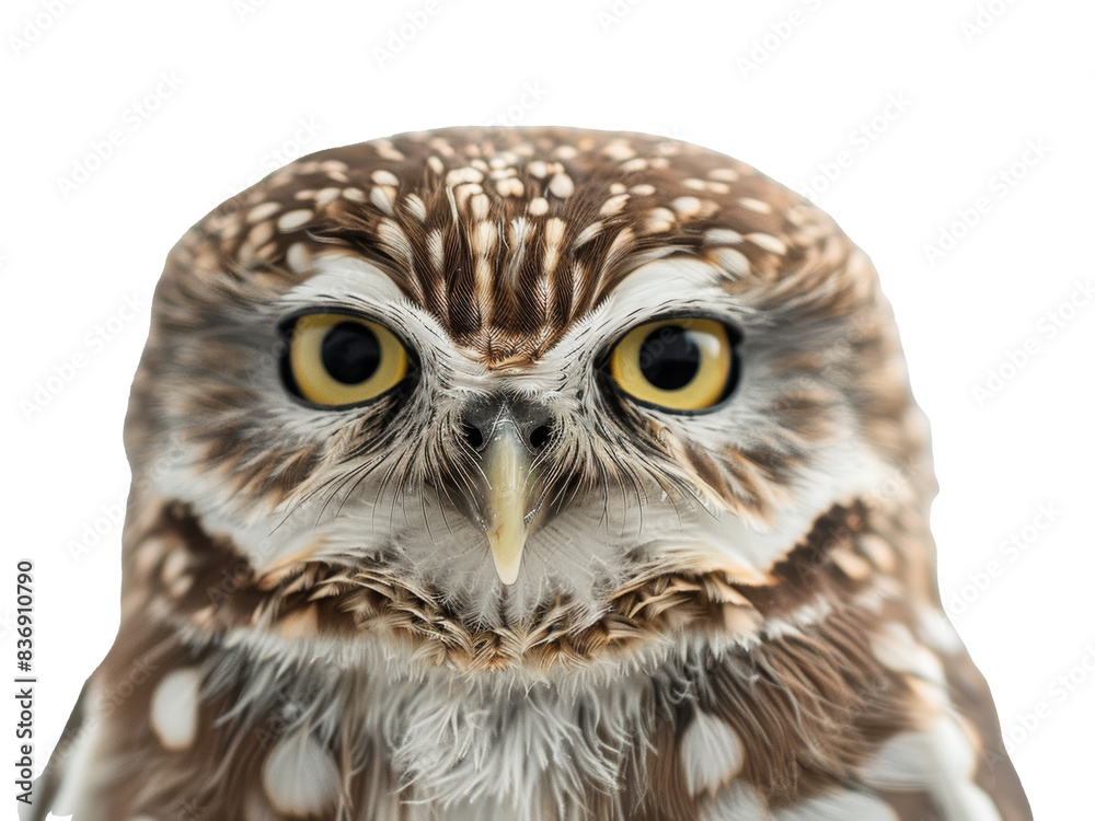 Fototapeta premium great horned owl isolated on transparent background 