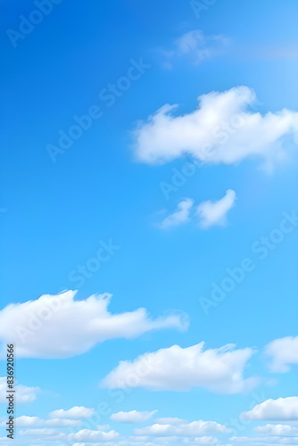 blue sky in summer