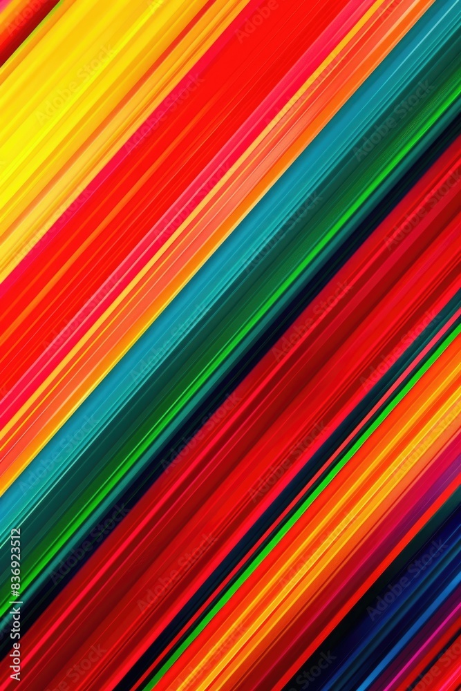 Obraz premium Colorful Striped Background Close Up