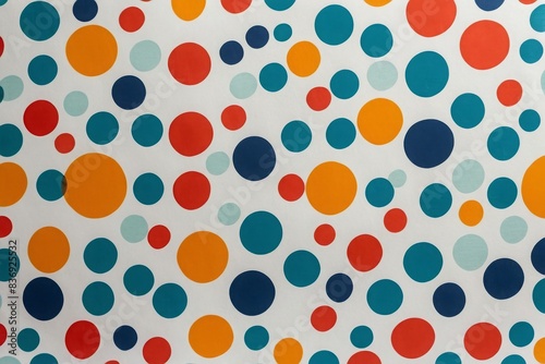 Abstract Background Pattern of Multicolored Shapes 