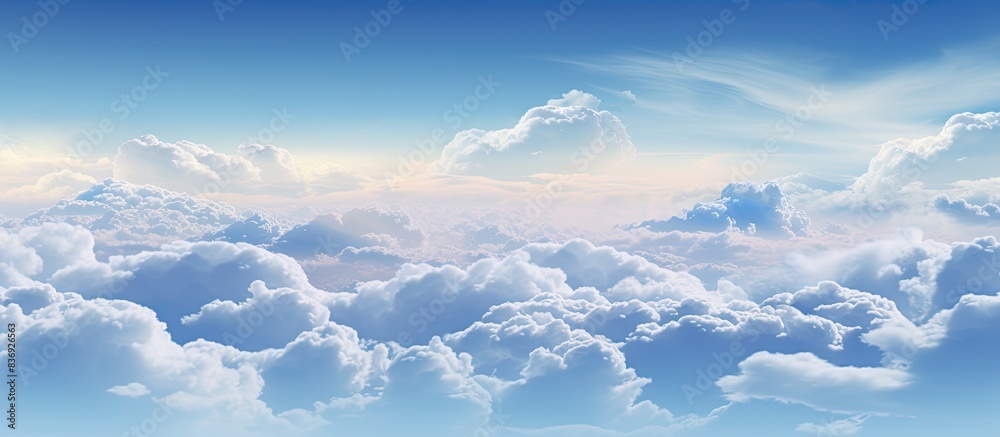 Cloud-filled sky with copy space image. Cloud-filled sky with copy space image.