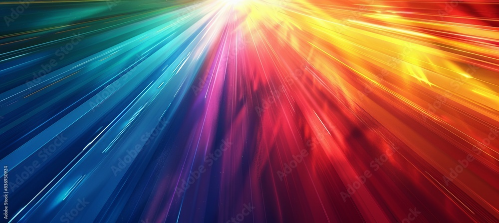 Shiny rays sunburst light. LGBT pride gender equality wallpaper. Generative AI technology. Shiny rays sunburst light. LGBT pride gender equality wallpaper. Generative AI technology.