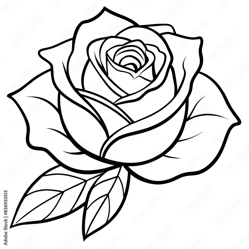 black rose illustration black rose illustration