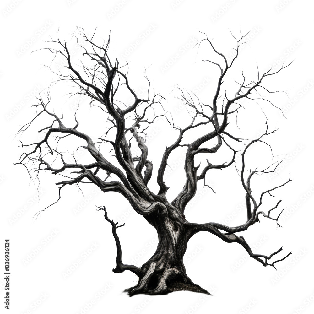 Stark Elegance: A Captivating Silhouette of a Lone Dead Tree Against a Serene Sky, Perfect for Themes of Solitude and Natural Beauty. Stark Elegance: A Captivating Silhouette of a Lone Dead Tree Against a Serene Sky, Perfect for Themes of Solitude and Natural Beauty.