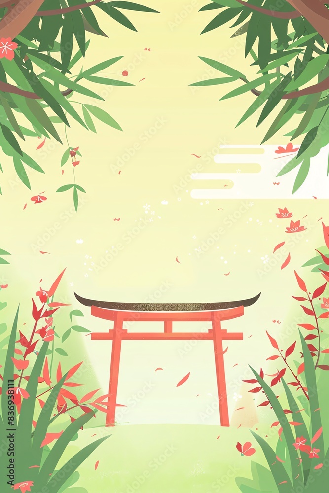 Tanabata, border, background wallpaper, blank in the middle, minimalism, negative space, used for postcard template Tanabata, border, background wallpaper, blank in the middle, minimalism, negative space, used for postcard template