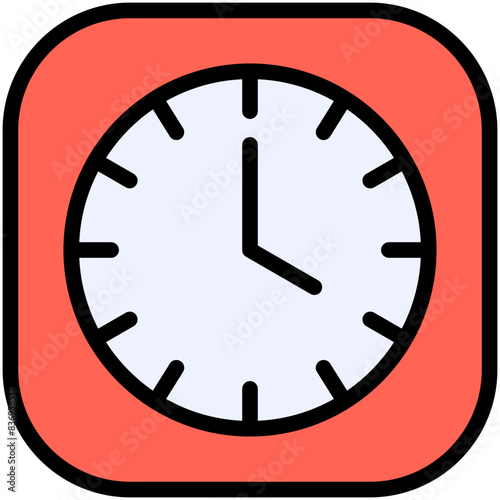 four hours filled line icon
