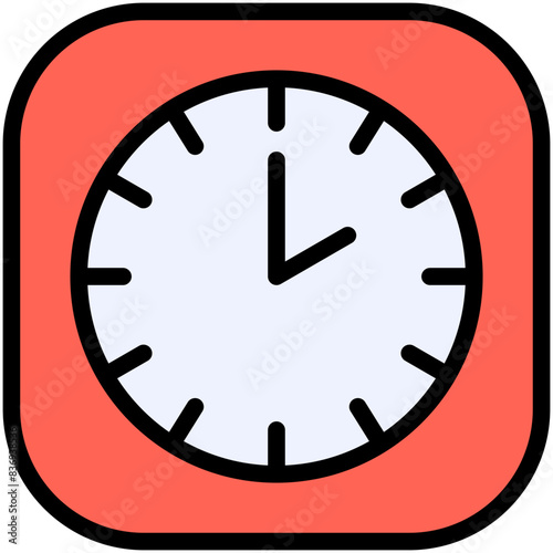 two hours filled line icon
