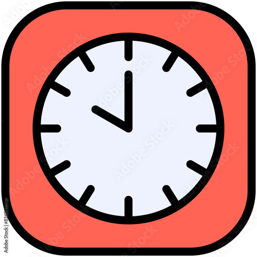 ten hours filled line icon