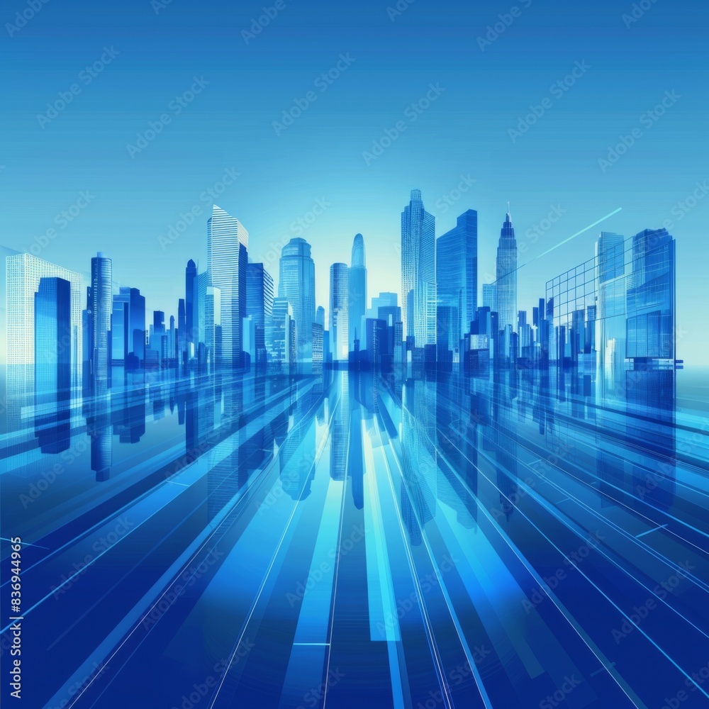 Brightly Illustrated Future City Skyline with Vector Buildings, abstract graphic, banner design, brochure, pattern design, web, background template Brightly Illustrated Future City Skyline with Vector Buildings, abstract graphic, banner design, brochure, pattern design, web, background template