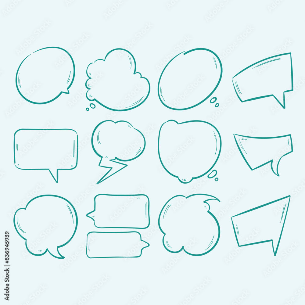 set of speech bubbles vector set of speech bubbles vector