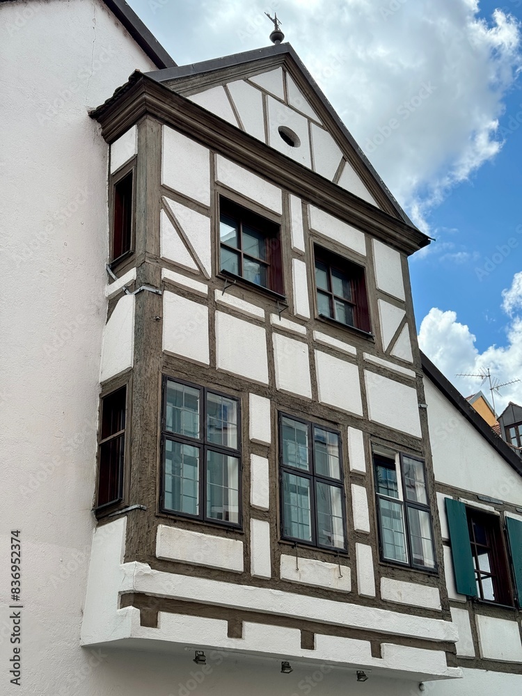 Obraz premium facade of a German house, Regensburg