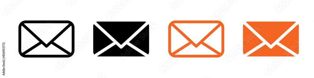 Email icon showing digital communication and messaging, suitable for email marketing, social media, and business correspondence Email icon showing digital communication and messaging, suitable for email marketing, social media, and business correspondence