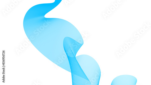 Abstract blue soft transparent wave. Set of blue wavy elements. Dynamic waves. relaxing music sound or technology. banner, web, cover, poster, flyer, card. vector illustration