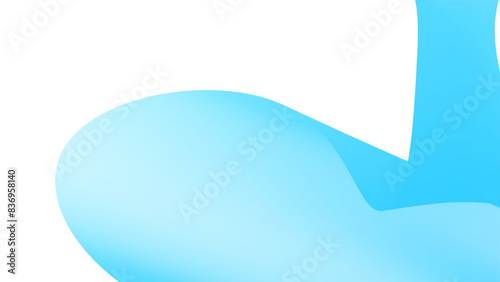 Abstract blue soft transparent wave. Set of blue wavy elements. Dynamic waves. relaxing music sound or technology. banner, web, cover, poster, flyer, card. vector illustration