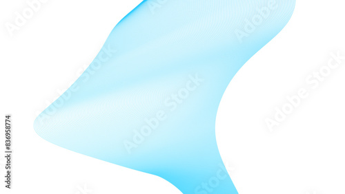 Abstract blue soft transparent wave. Set of blue wavy elements. Dynamic waves. relaxing music sound or technology. banner, web, cover, poster, flyer, card. vector illustration