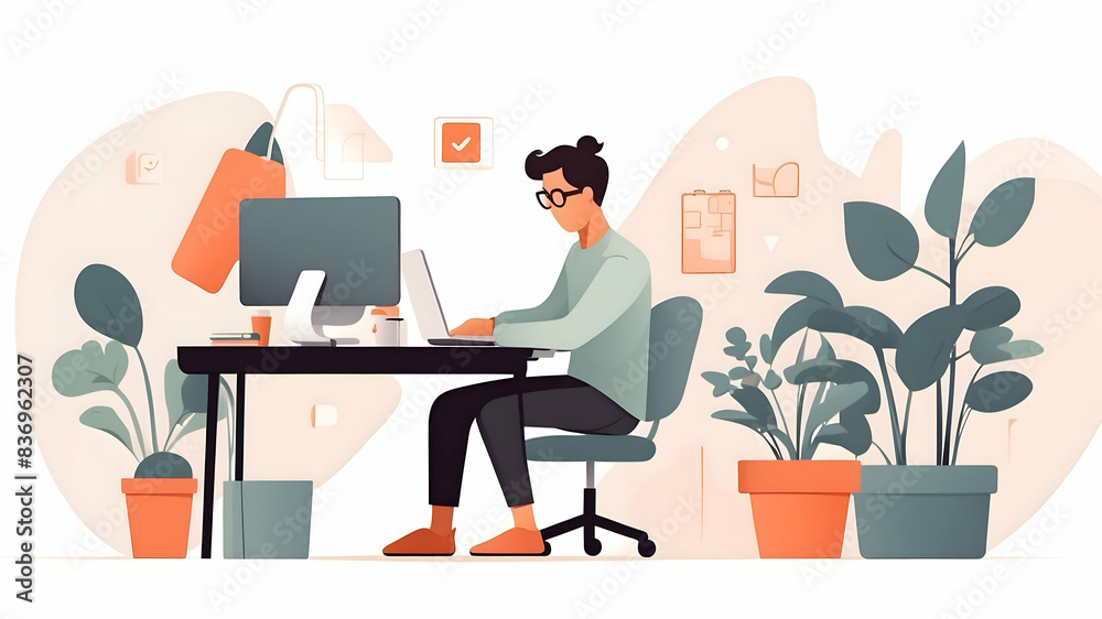 person working in the office person working in the office