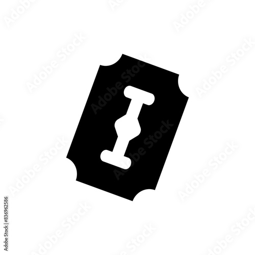 Razor Cutter Tool icon vector illustration