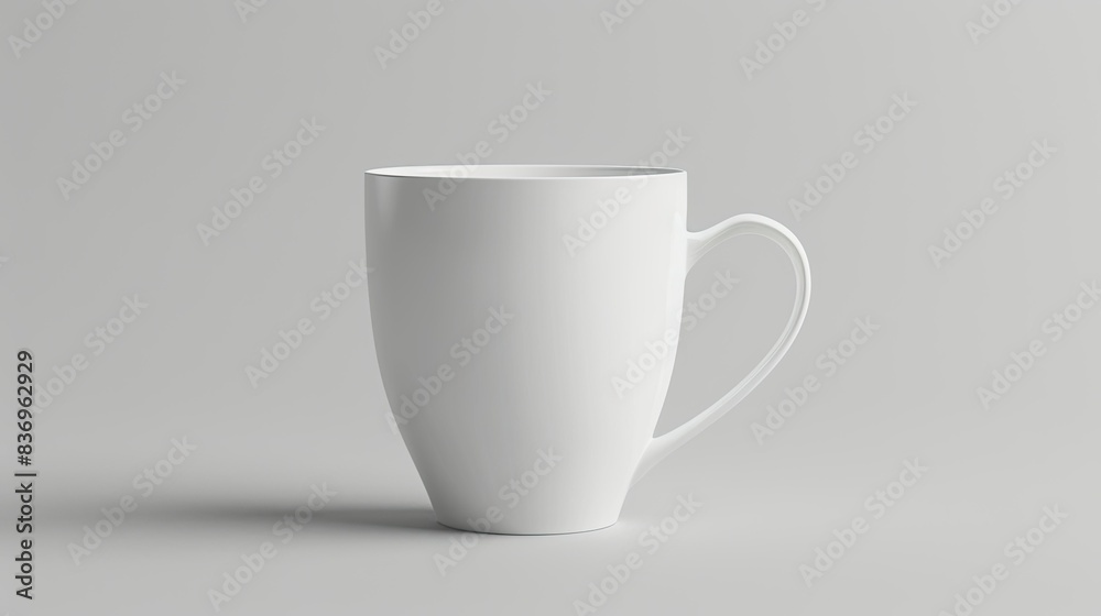 Obraz premium White ceramic mug mockup