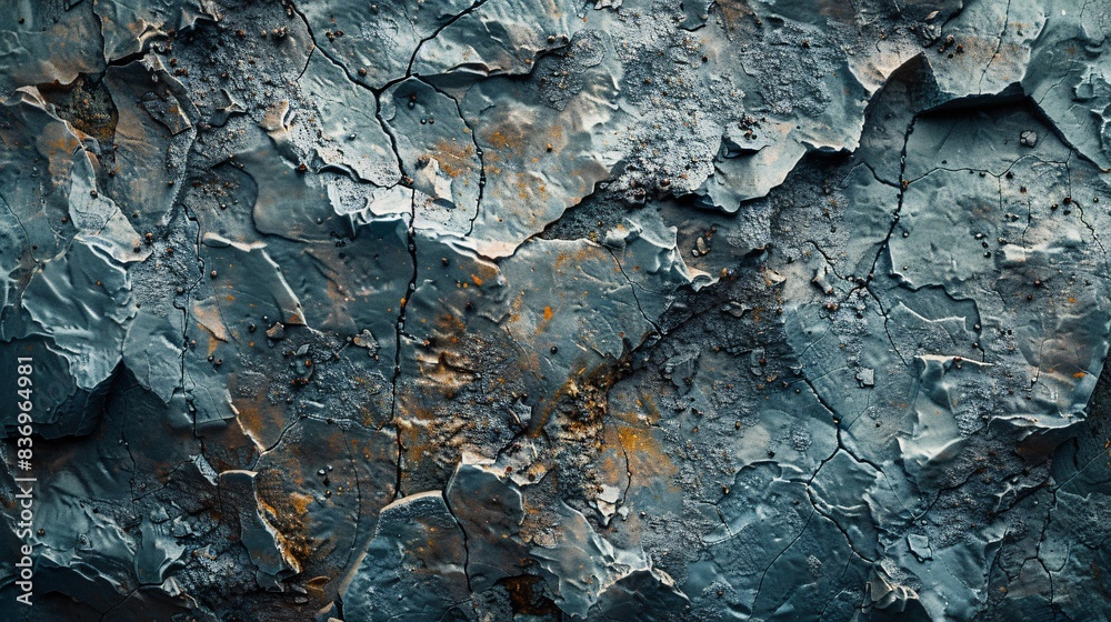 Abstract Textured Background with Cracked and Weathered Surface in Shades of Blue and Gray, Perfect for Artistic and Design Projects Abstract Textured Background with Cracked and Weathered Surface in Shades of Blue and Gray, Perfect for Artistic and Design Projects