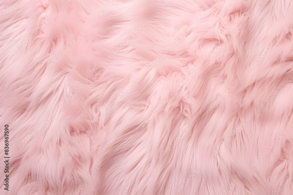 Close-up texture of soft, fluffy pink faux fur. The fibers are arranged in a random, swirling pattern, creating a warm and inviting look. Close-up texture of soft, fluffy pink faux fur. The fibers are arranged in a random, swirling pattern, creating a warm and inviting look.