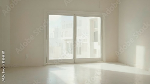 empty room with window