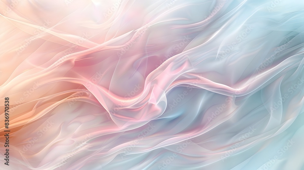 Soft Pastel Abstract Fluid Wave Design for Calming Modern Background Soft Pastel Abstract Fluid Wave Design for Calming Modern Background