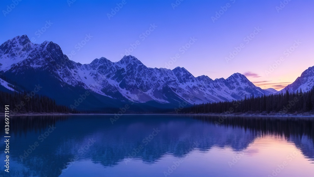 Beautiful scenery of mountains Beautiful scenery of mountains