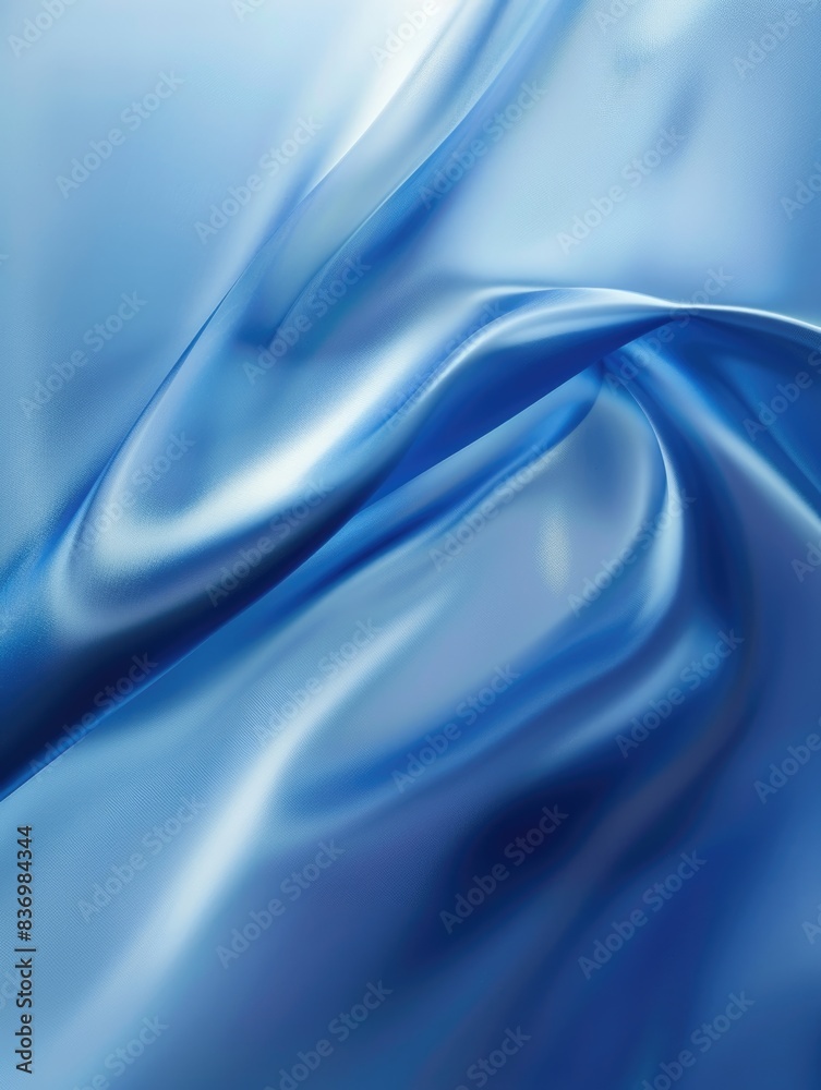 Obraz premium Blue fabric texture