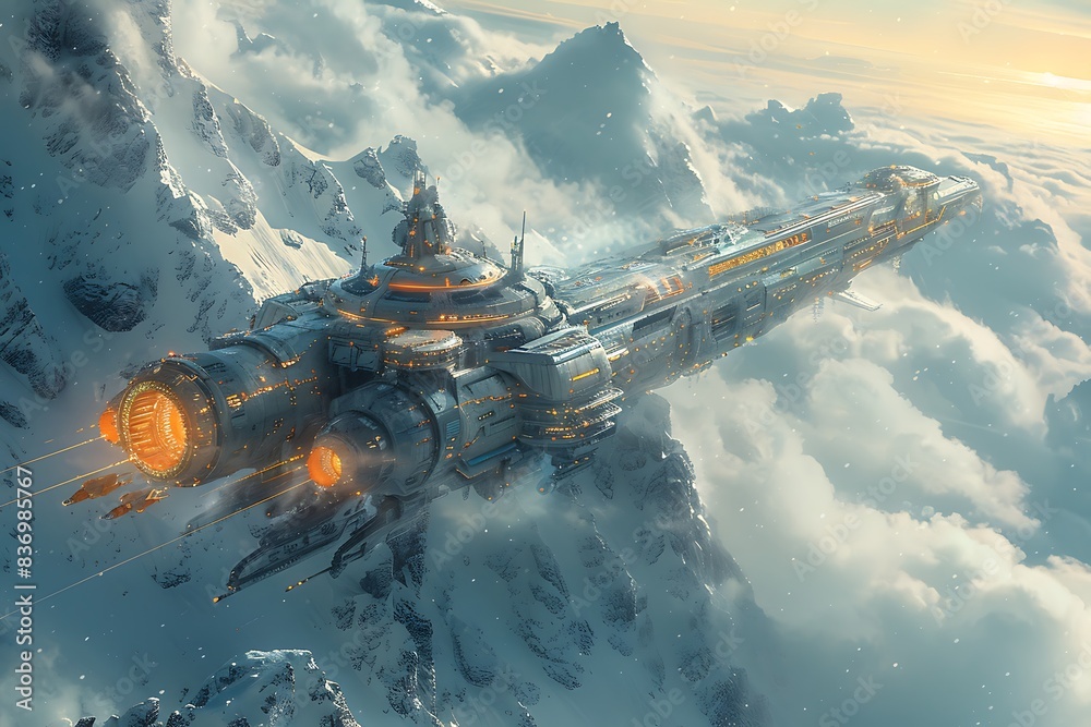 illustrations of science fiction in space illustrations of science fiction in space