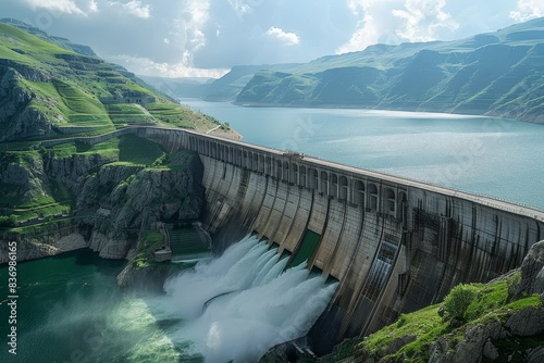 Hydroelectric power station gates