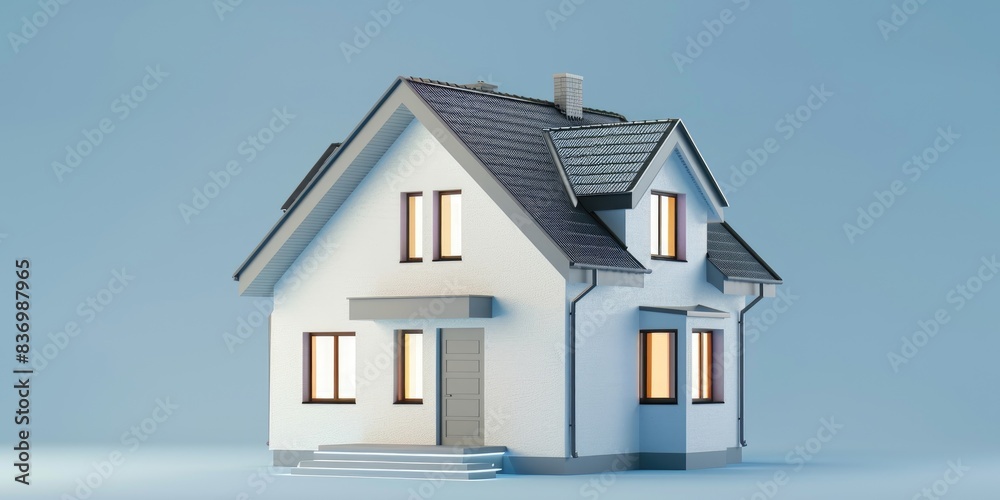 Minimalist White House Model Minimalist White House Model