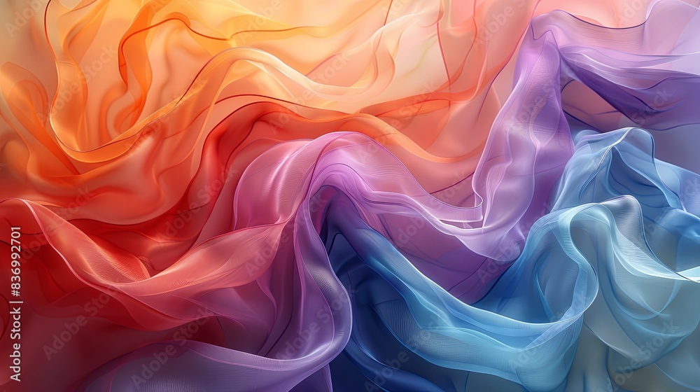 Silk folds, colorful pastels, digital painting, fluid lines, delicate Silk folds, colorful pastels, digital painting, fluid lines, delicate