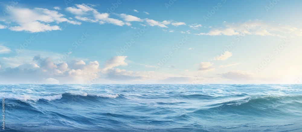 The water sea background. Creative banner. Copyspace image
