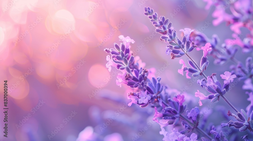 Fototapeta premium Lavender gradient for a sophisticated touch in presentations and websites.