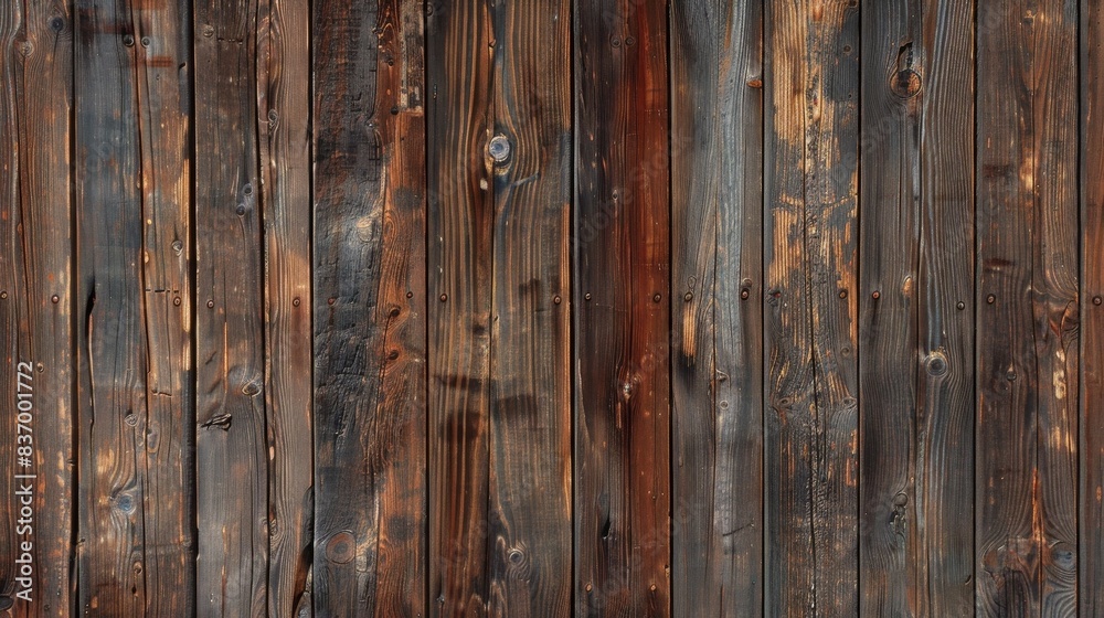 Dark wood texture. Weathered rustic wood background from old planks Dark wood texture. Weathered rustic wood background from old planks